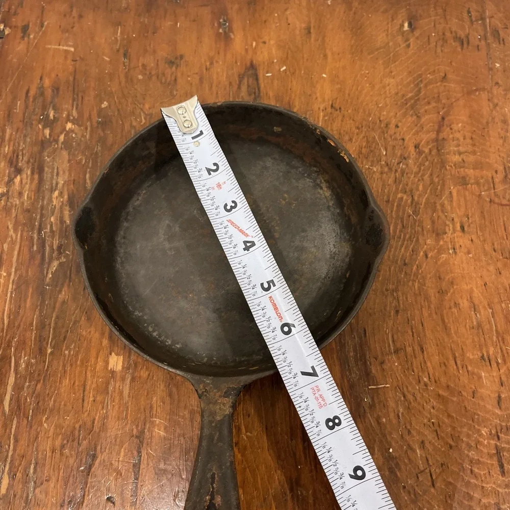 Hammered Finish Cast Iron 83H Skillet Fry Pan 83 H 6